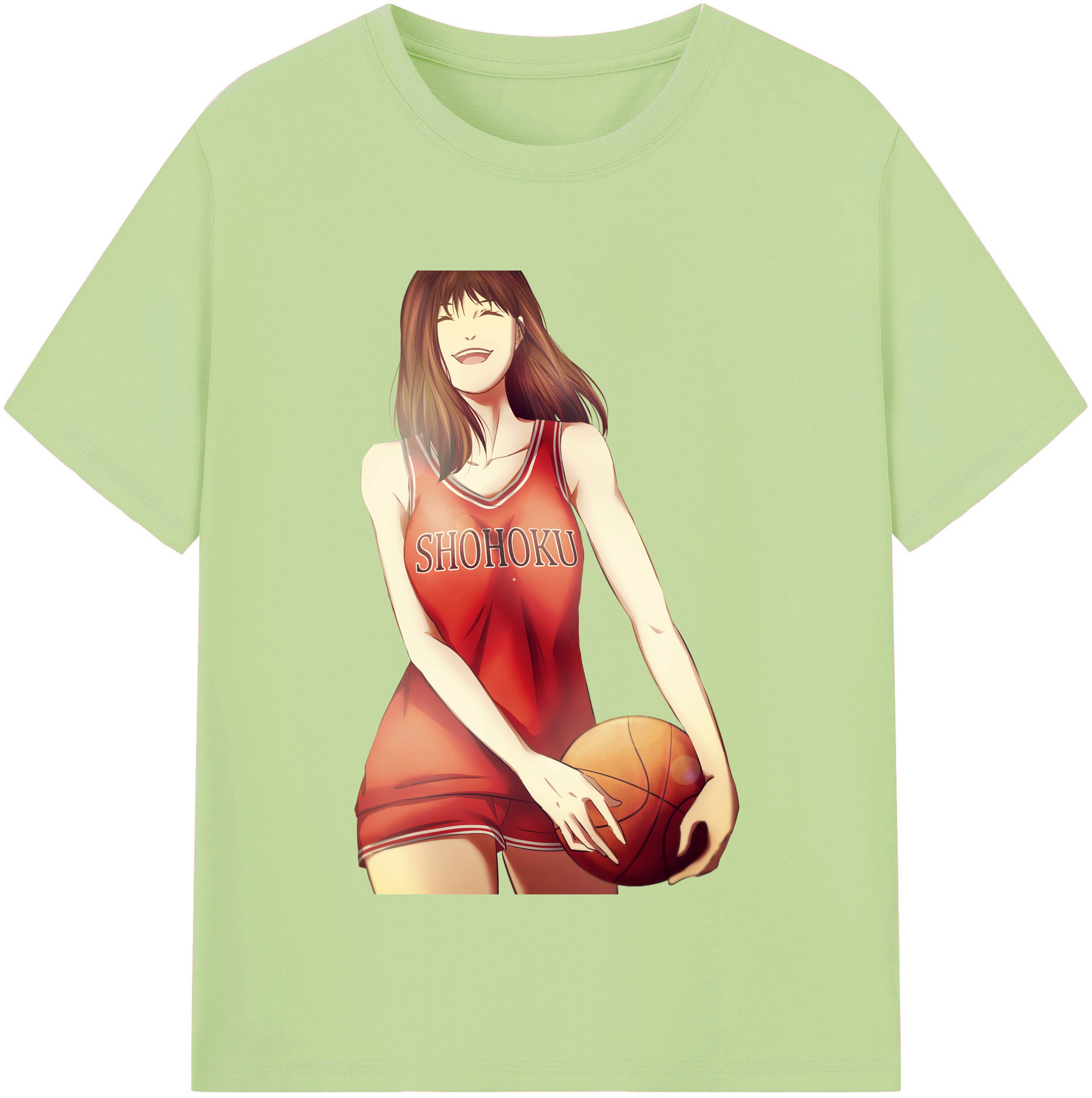 SLAM DUNK／スラムダンク 綿100％半袖Tシャツ（フロントプリント）